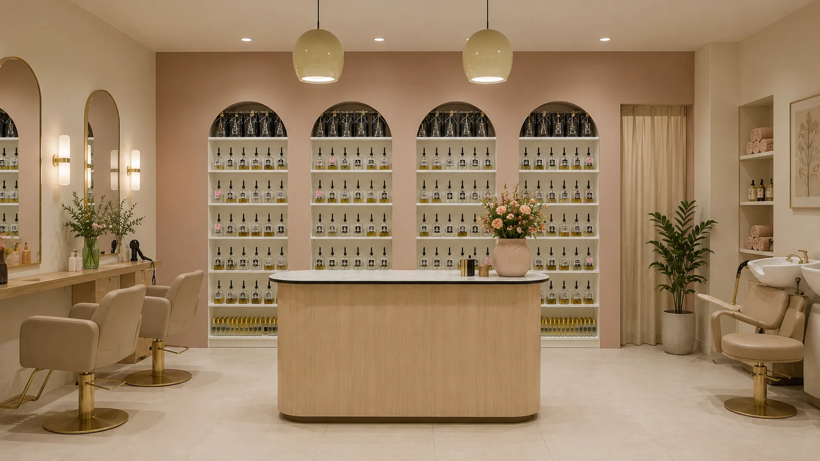 Winkelinterieur met een refillpunt van ParfumPoint Refill